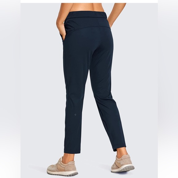 CRZ Yoga pants from Amazon. Straight, ankle length in medium, navy blue. NWT - Picture 2 of 7